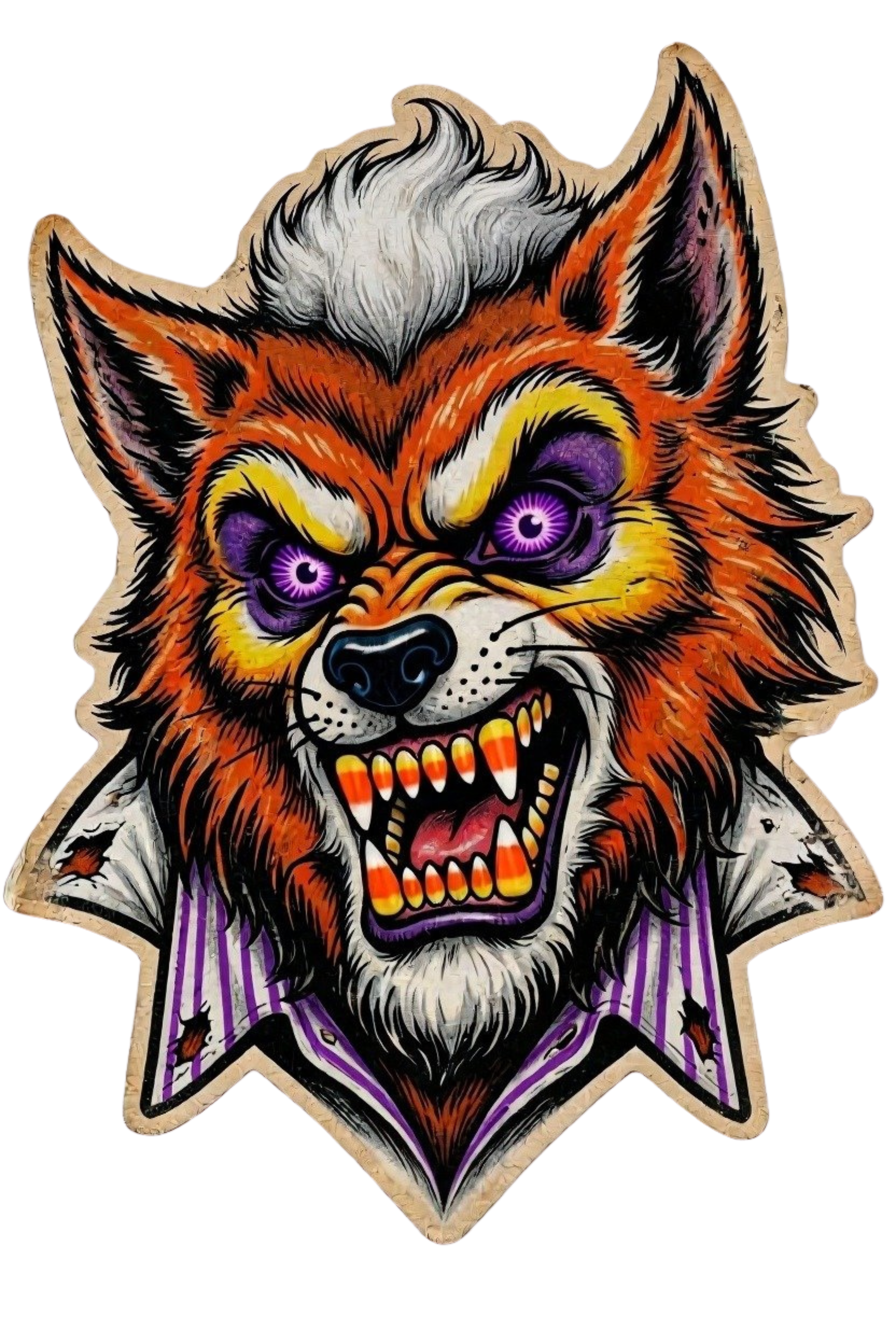 Candy Corn Wolf